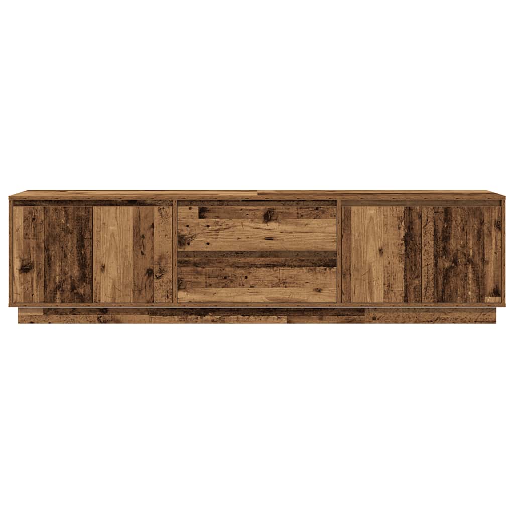 TV ormarići s LED svjetlima 2 kom boja drva 193,5x41x50 cm