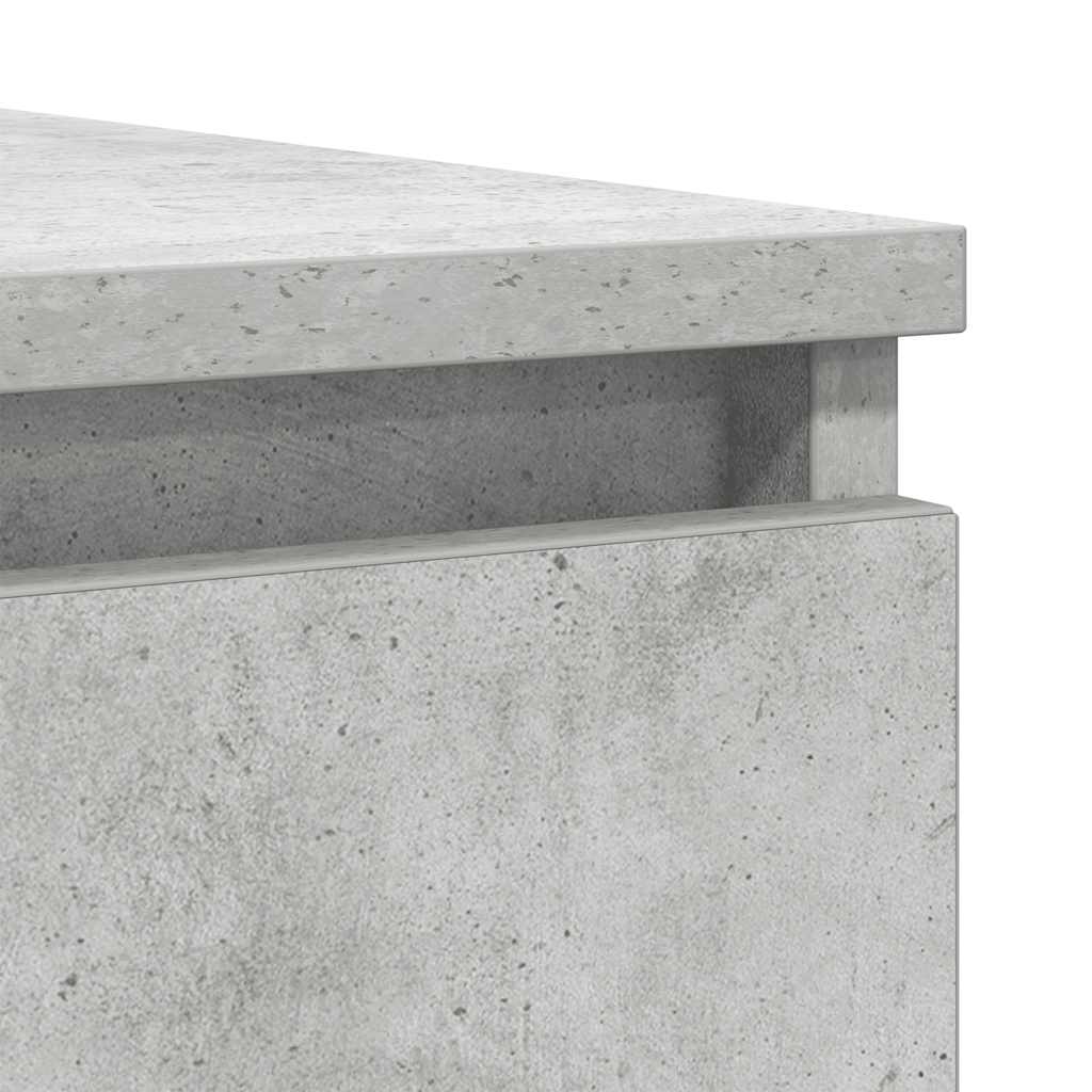 Komoda s ladicama beton siva 100,5x35x98,5 cm konstruirano drvo