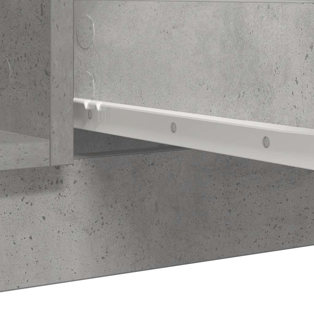 Komoda s ladicama beton siva 100,5x35x98,5 cm konstruirano drvo