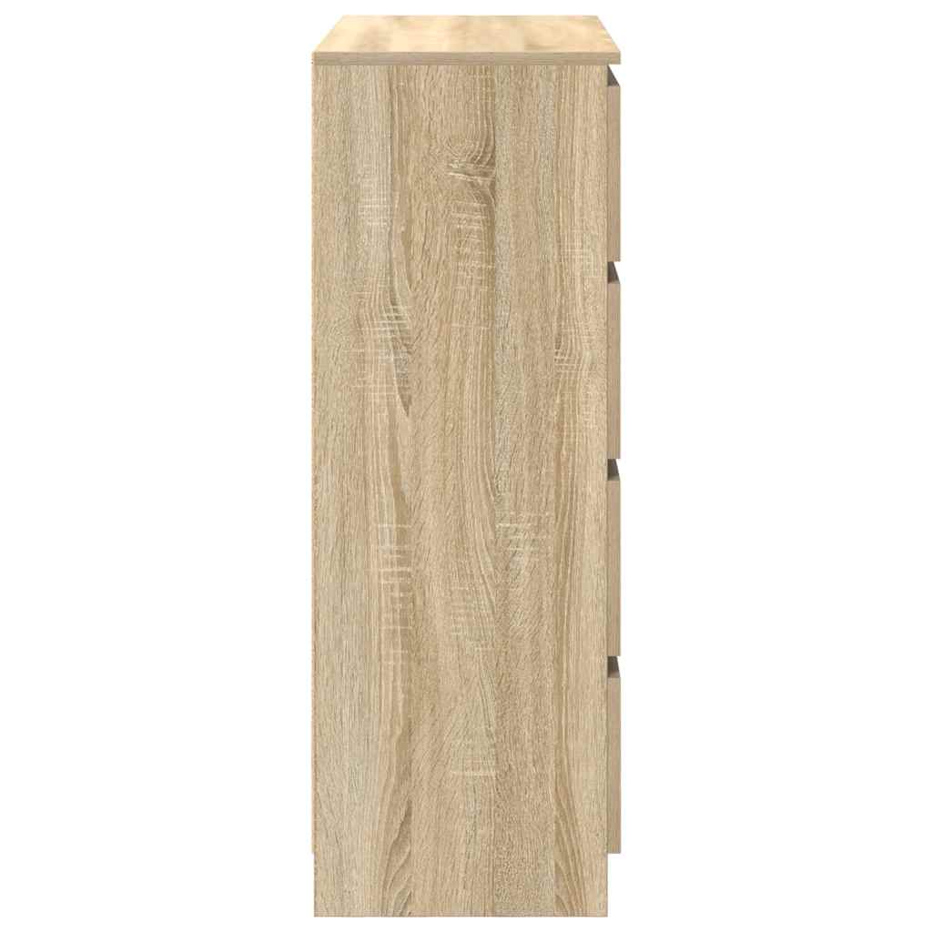 Komoda boja hrasta sonome 80x35x99 cm konstruirano drvo