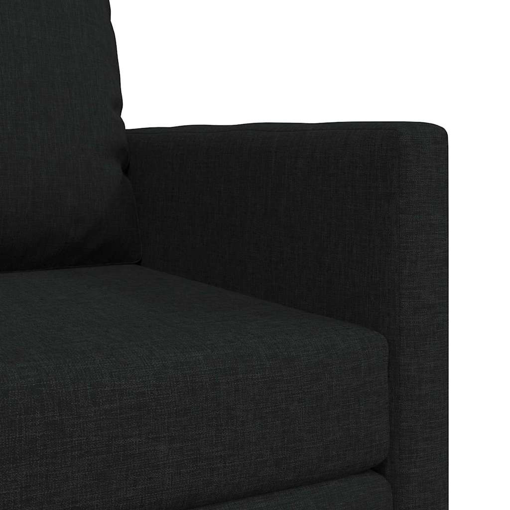 Krevet na razvlačenje Crna 74 x 77 x 81 cm tkanina
