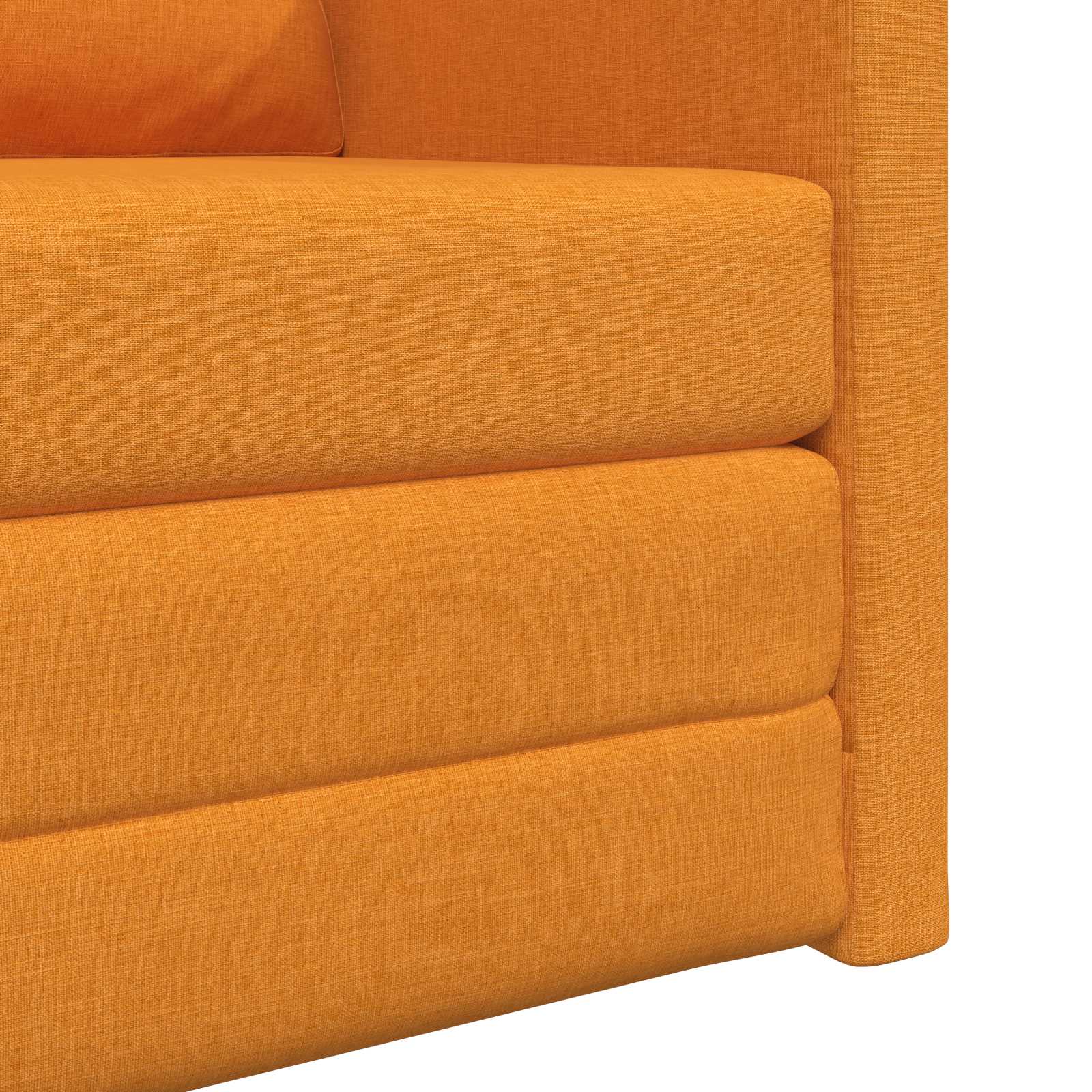 Krevet na razvlačenje Tamno žuta 74 x 77 x 81 cm tkanina