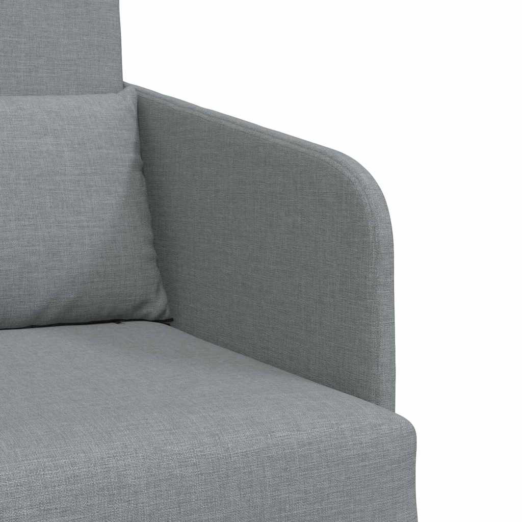 Krevet na razvlačenje Svijetlo siva 65 x 80 x 83 cm tkanina