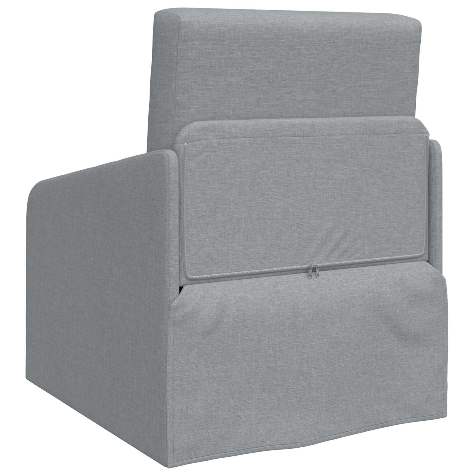 Krevet na razvlačenje Svijetlo siva 65 x 80 x 83 cm tkanina
