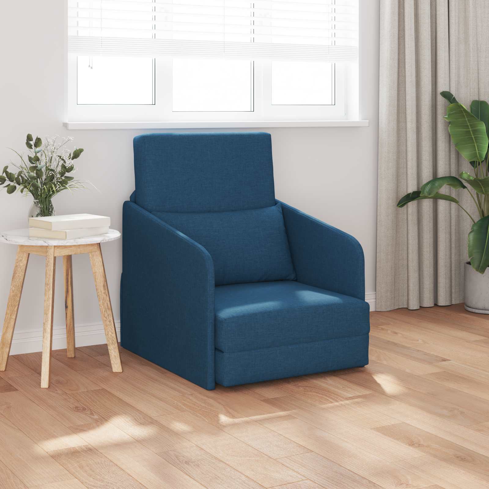 Krevet na razvlačenje Plava 65 x 80 x 83 cm tkanina