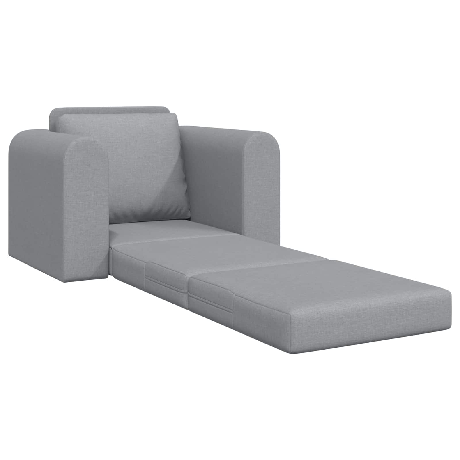 Krevet na razvlačenje Svijetlo siva 98 x 71 x 83 cm tkanina