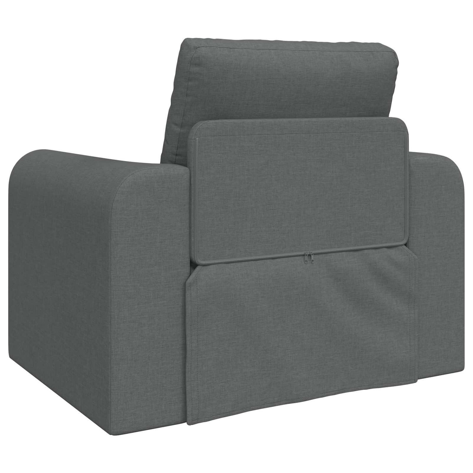 Krevet na razvlačenje Tamno siva 98 x 71 x 83 cm tkanina