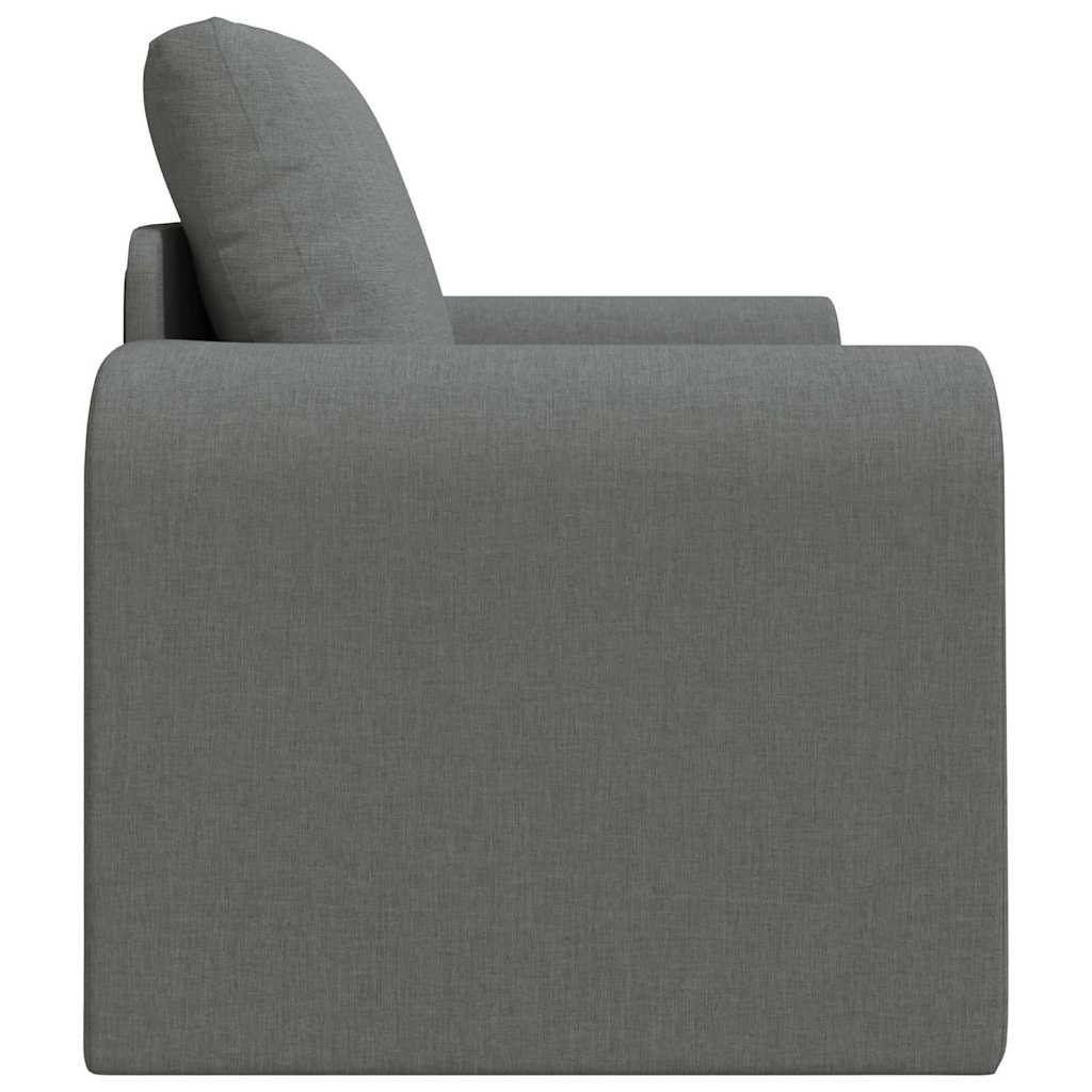 Krevet na razvlačenje Tamno siva 98 x 71 x 83 cm tkanina