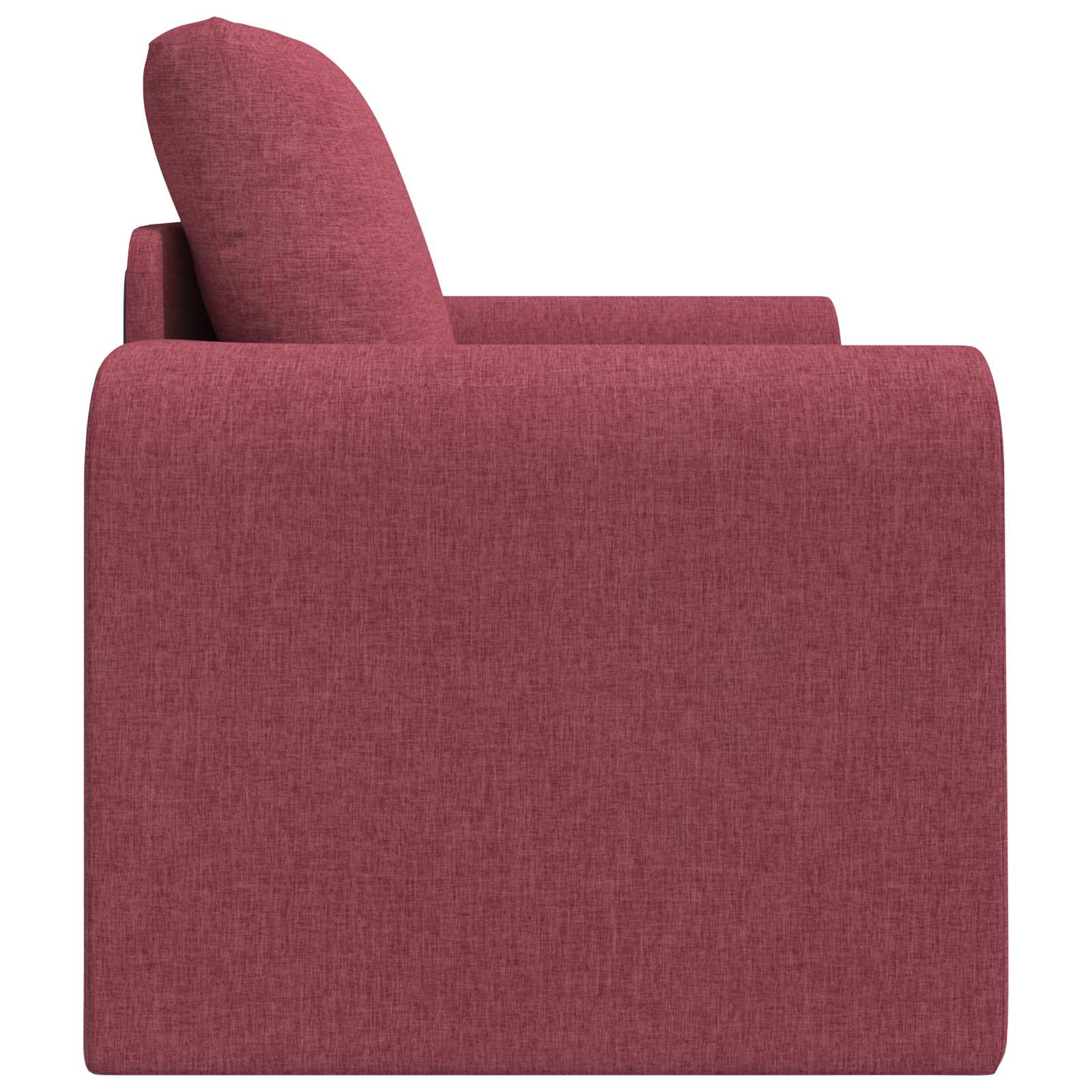 Krevet na razvlačenje Vinska crvena 98 x 71 x 83 cm tkanina