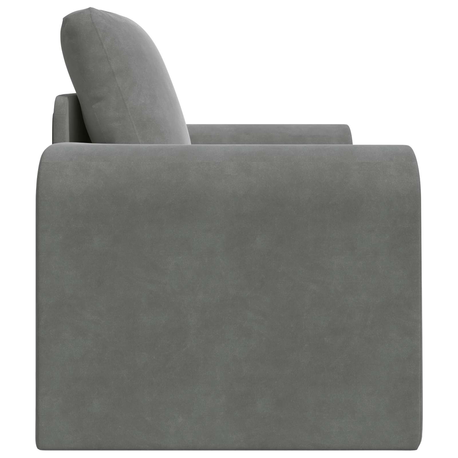 Krevet na razvlačenje Tamno siva 98 x 71 x 83 cm Baršun