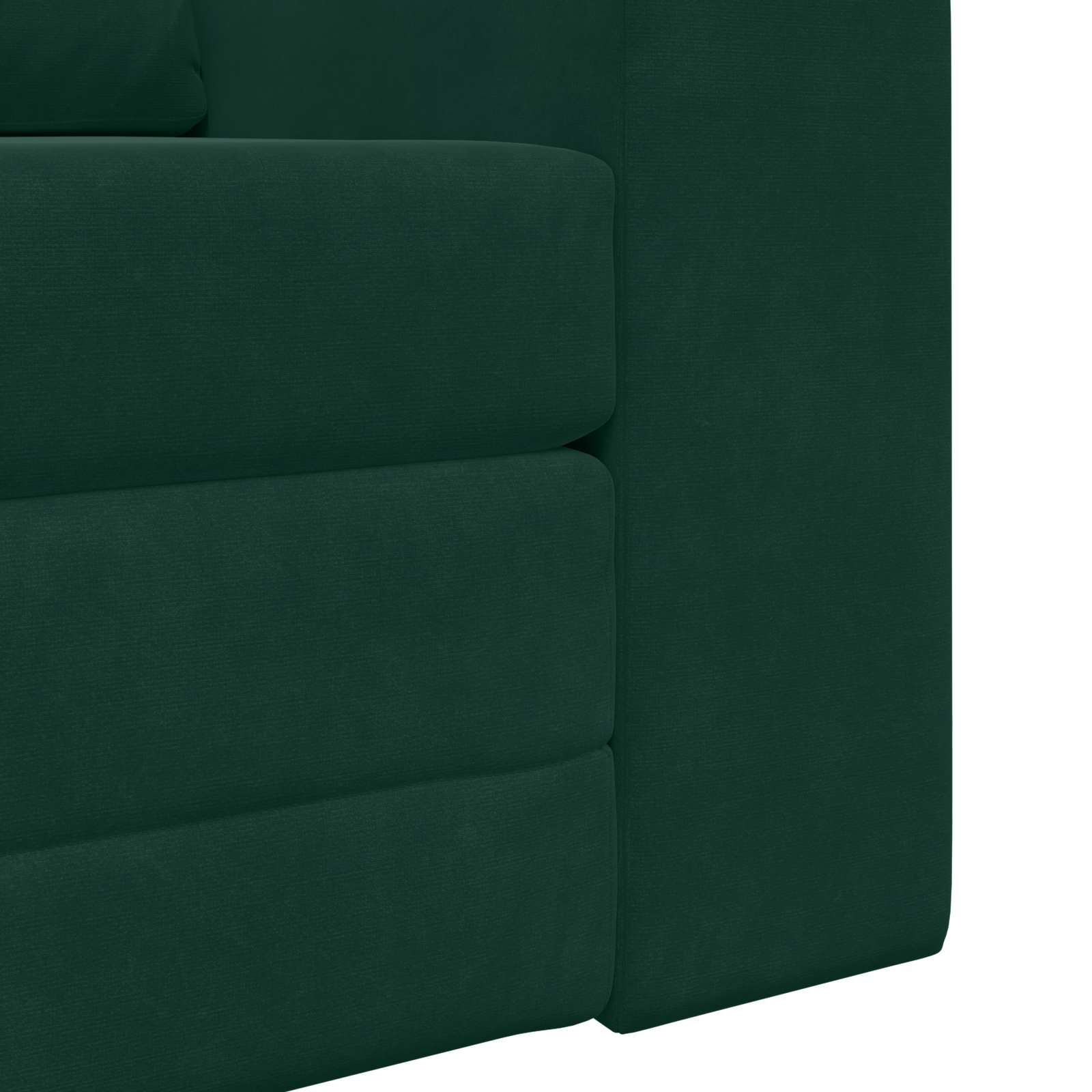 Krevet na razvlačenje Tamnozelena 98 x 71 x 83 cm Baršun