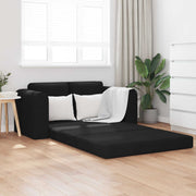 Krevet na razvlačenje 60cm Crna tkanina