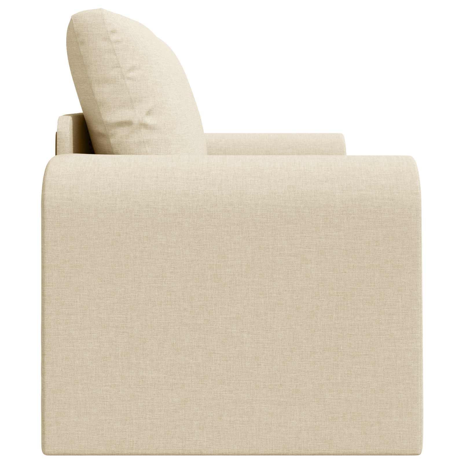 Krevet na razvlačenje 60cm Krema tkanina