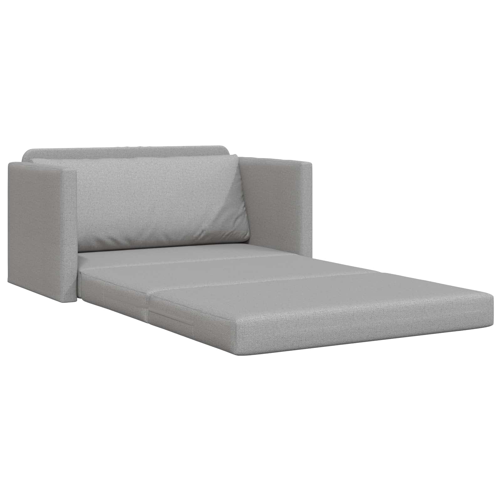 Krevet na razvlačenje Oblačnosiva 124 x 71 x 78 cm tkanina