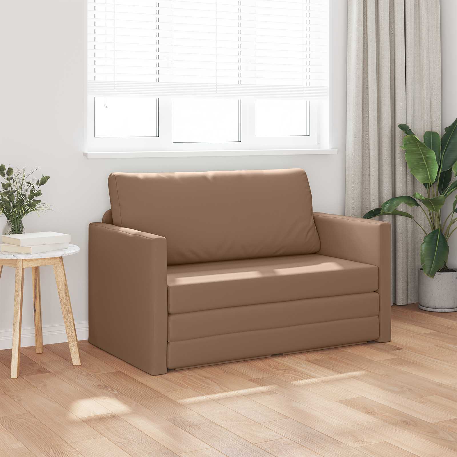 Krevet na razvlačenje Boja cappuccina 124 x 71 x 78 cm