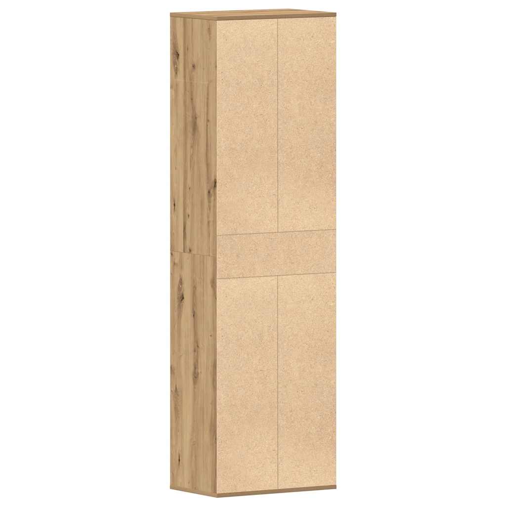 Ormarić za cipele Artisan hrast 54x34x183 cm izrađeno drvo
