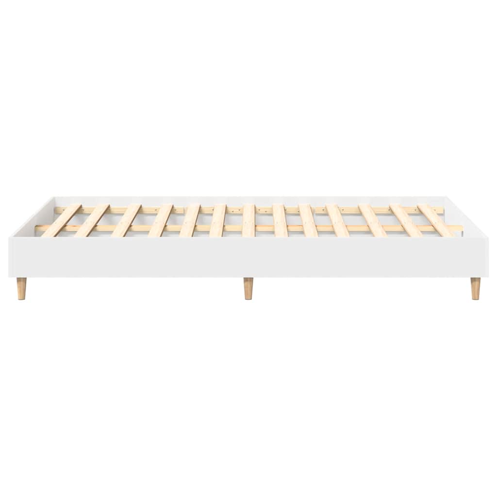 Okvir kreveta bez madraca bijeli 120x190 cm konstruirano drvo