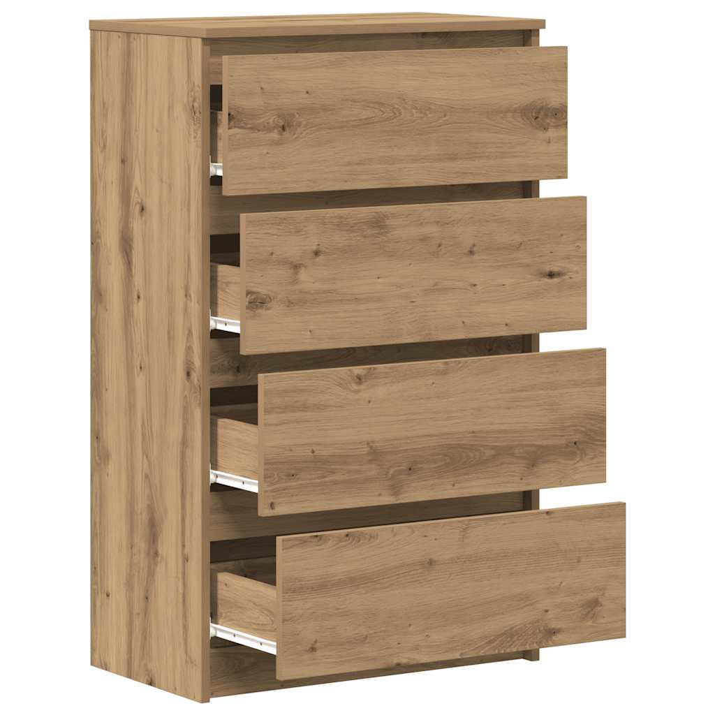 Komoda Artisan hrast 60x35x98,5 cm izrađeno drvo