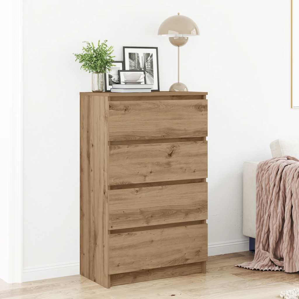 Komoda Artisan hrast 60x35x98,5 cm izrađeno drvo