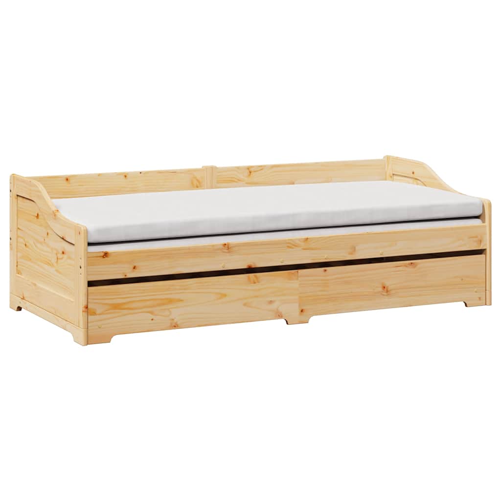 Dnevni krevet s pomoćnim ležajem bez madraca IRUN 90x200 cm