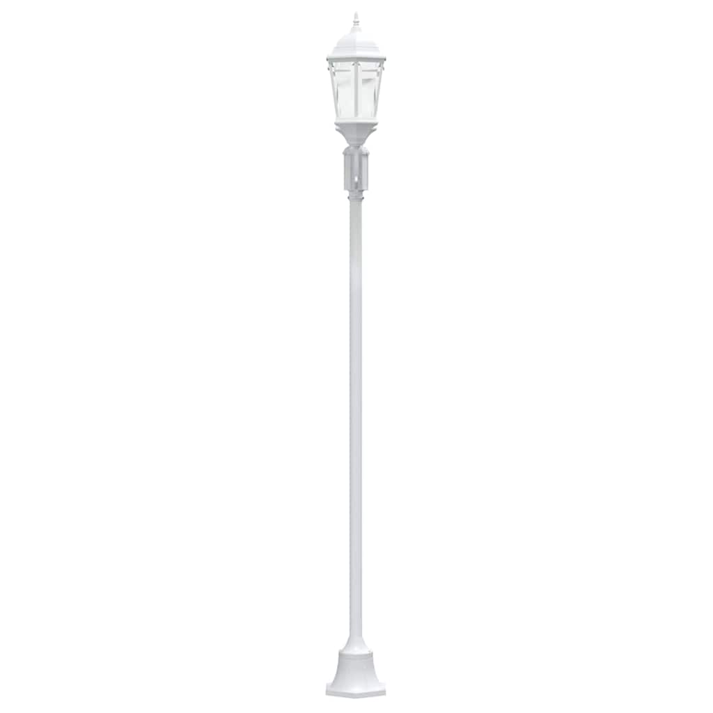 Vrtno svjetlo Bijelo 68 x 20 x 235 cm Aluminij i staklo