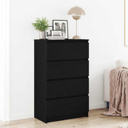 Komoda crni hrast 60x35x98,5 cm konstruirano drvo
