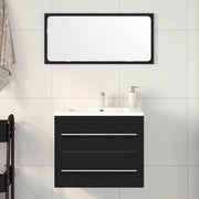Ormarić za umivaonik u kupaonici crni hrast 60x38,5x48 cm inženjerski drvo