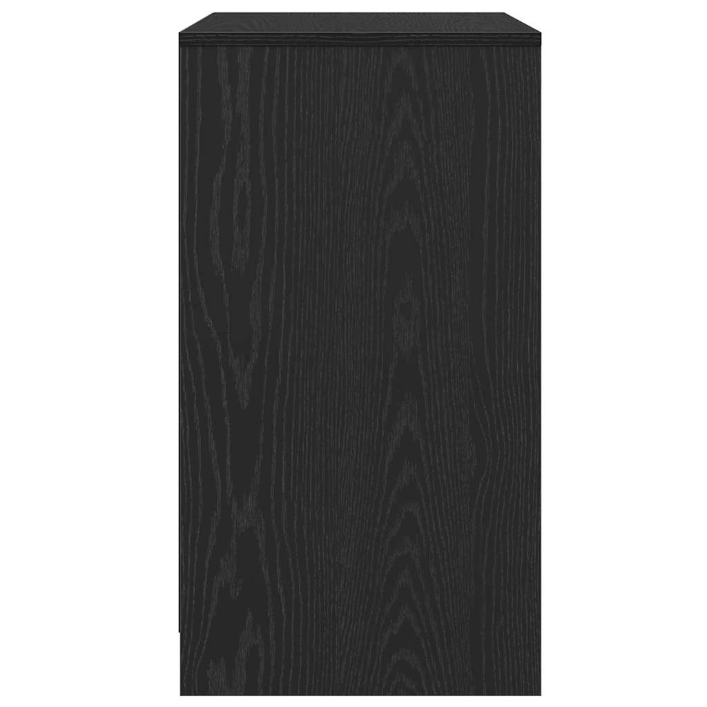 Komoda crni hrast 70x41x75 cm Inženirsko drvo