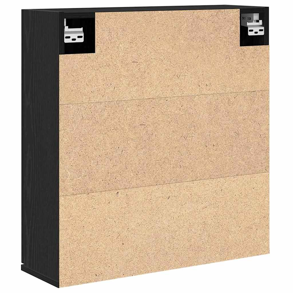 Ogledalo ormar Crni hrast 64 x 20 x 67 cm Konstruirano drvo