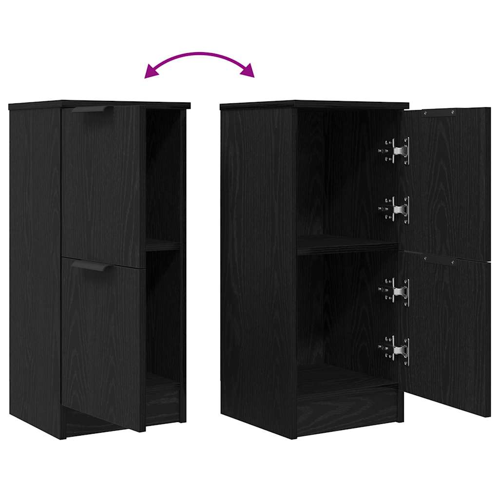 Kreveta Crni hrast 30 x 30 x 70 cm Konstruirano drvo