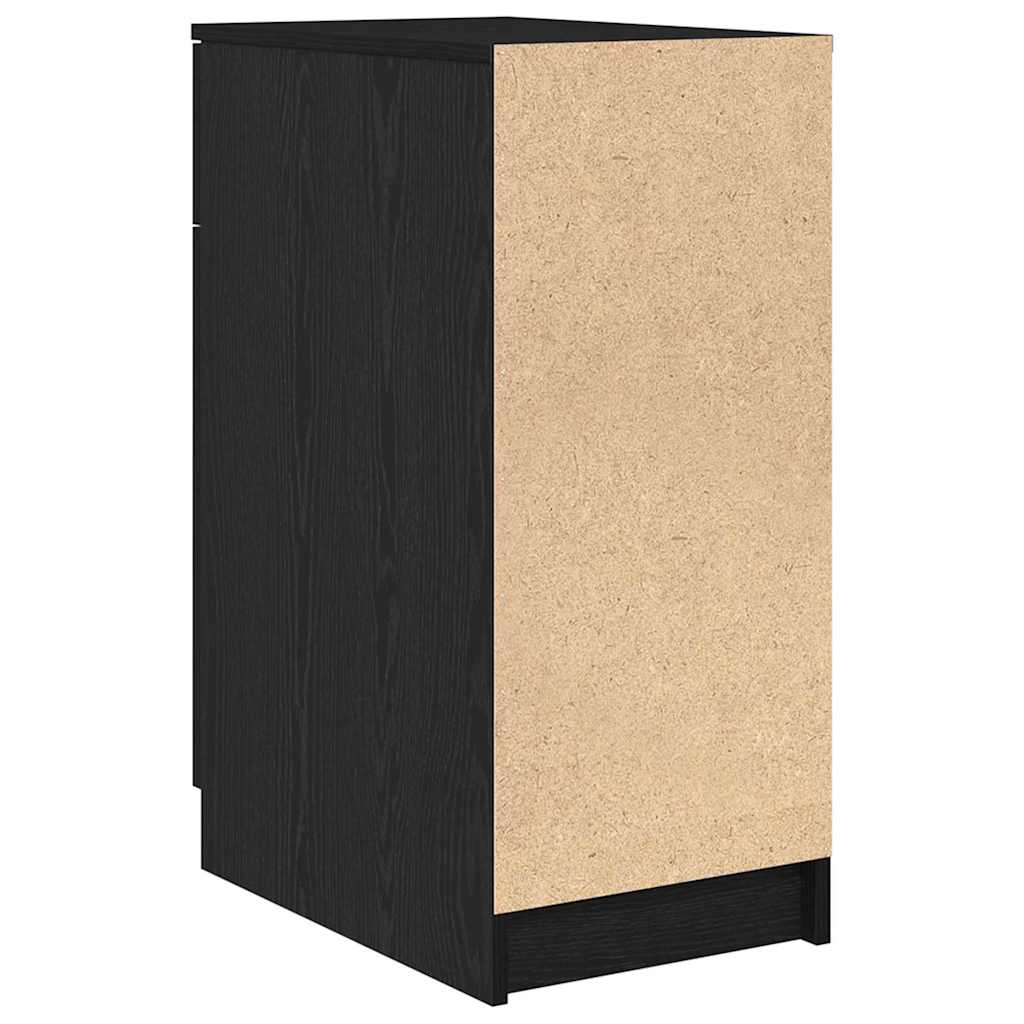 Uredski ormar Crni hrast 33 x 50 x 75 cm Konstruirano drvo