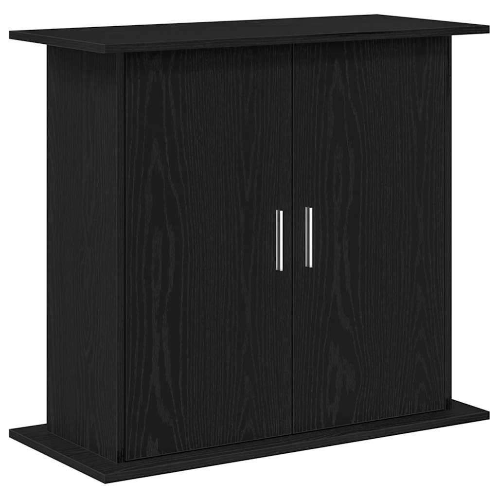 Stalak za akvarij crni hrast 81x36x73 cm Konstruirano drvo