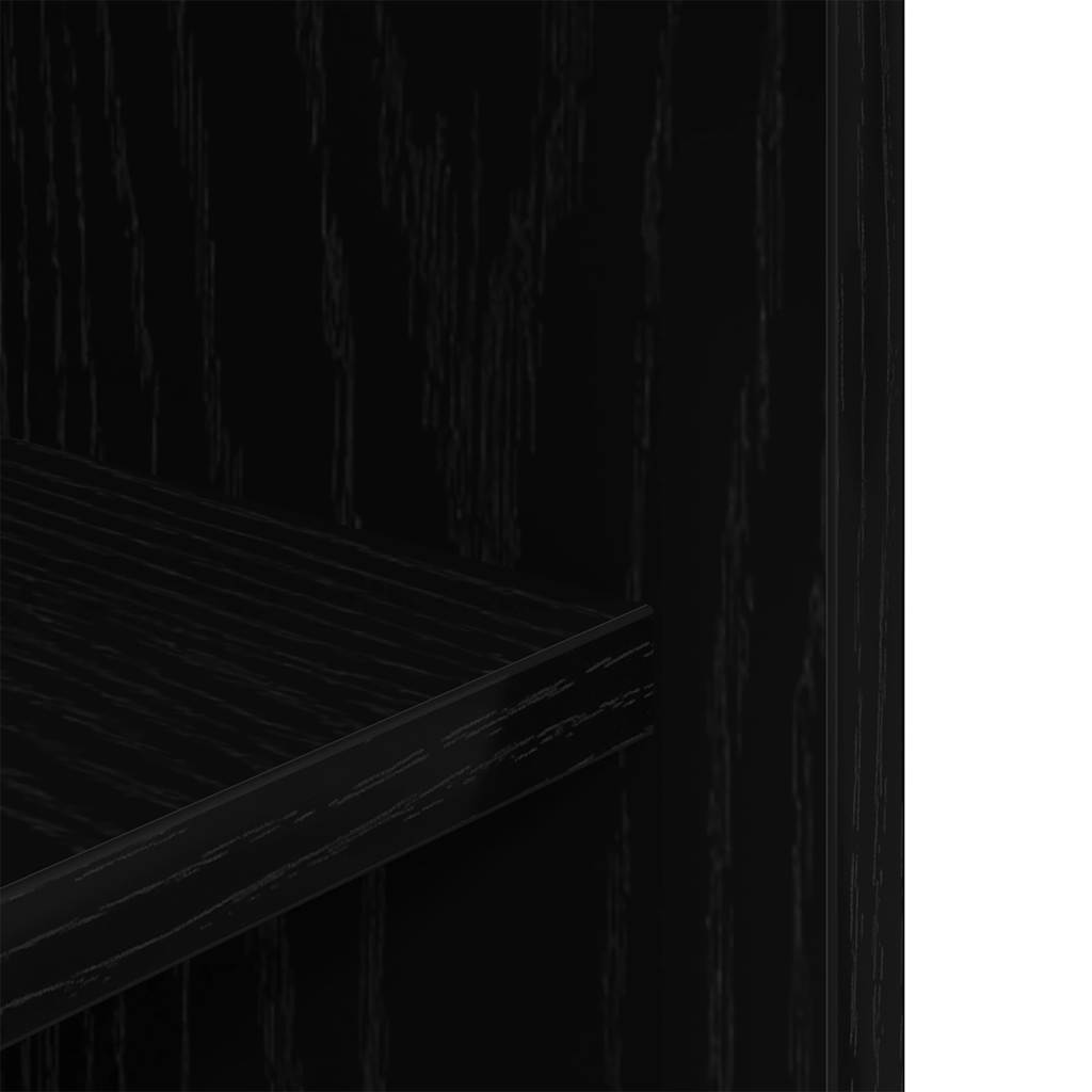 Stalak za akvarij crni hrast 60,5 x 36 x 72,5 cm Konstruirano drvo