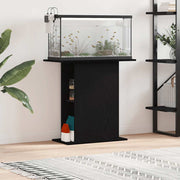 Stalak za akvarij crni hrast 75x36x72,5 cm Konstruirano drvo