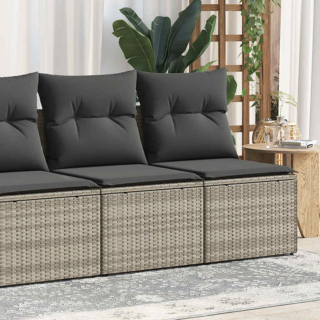 2-dijelni set vrtnih sofa s jastucima od poliratana i bagrem