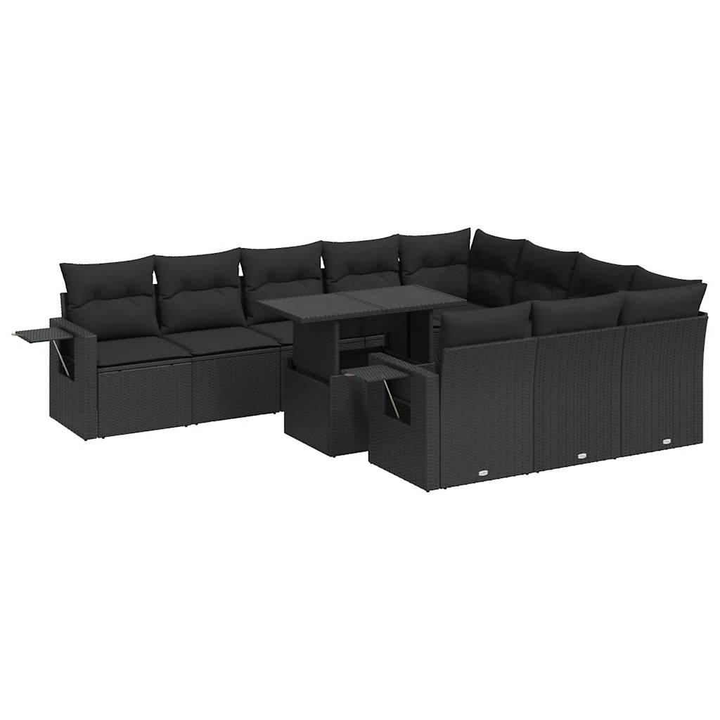 11-dijelni set vrtnih sofa od poliratana s jastucima
