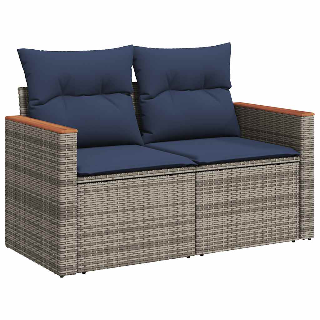 10-dijelni set vrtnih sofa od poliratana s jastucima