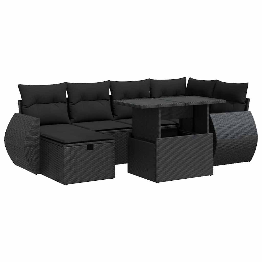 7-dijelni set vrtnih sofa od poliratana