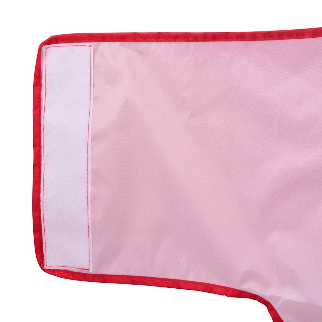 Kabanica za pse s reflektirajućim trakama Poliester crvena 4XL