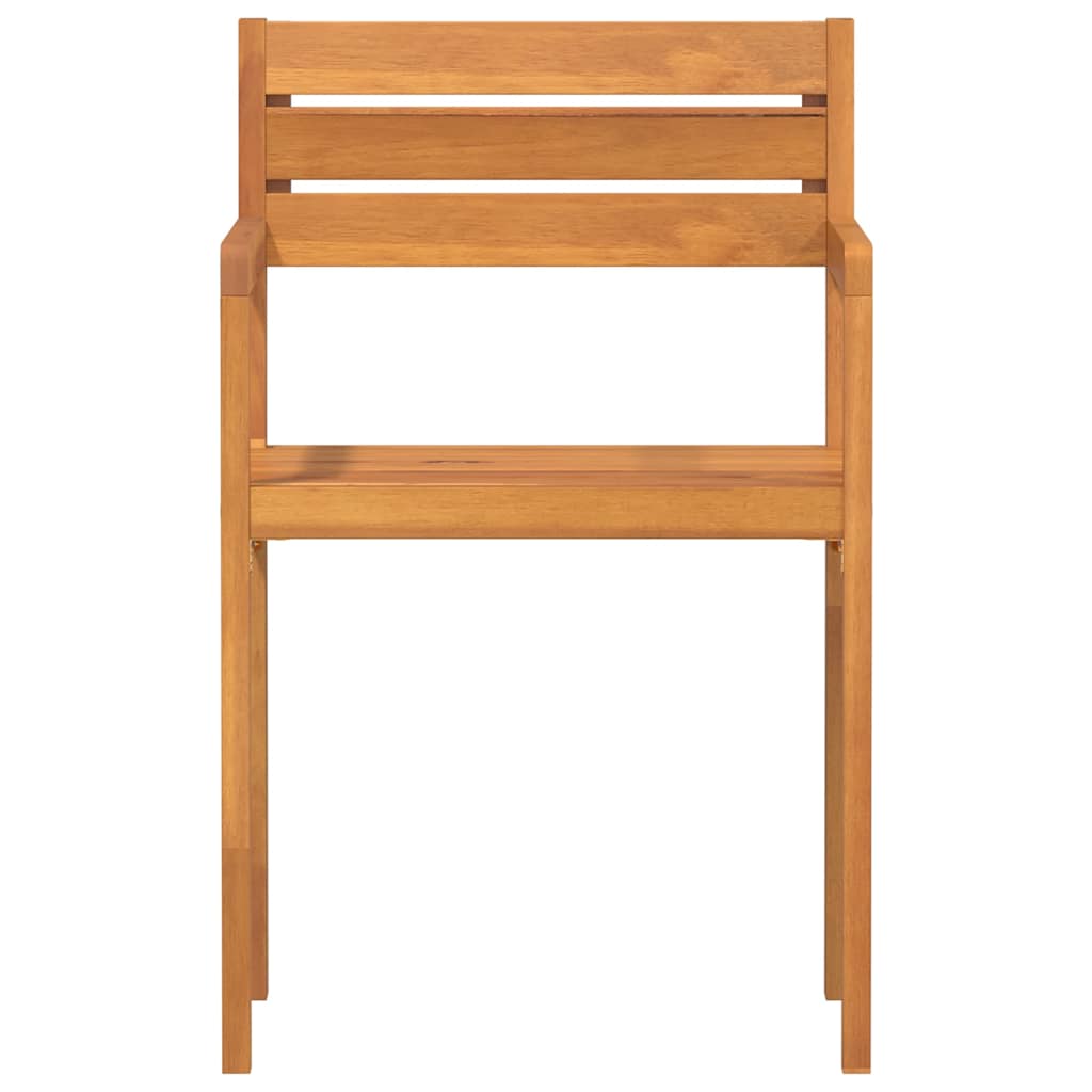 Vrtne stolice 2 kom 50x53x80 cm Masivno drvo akacije