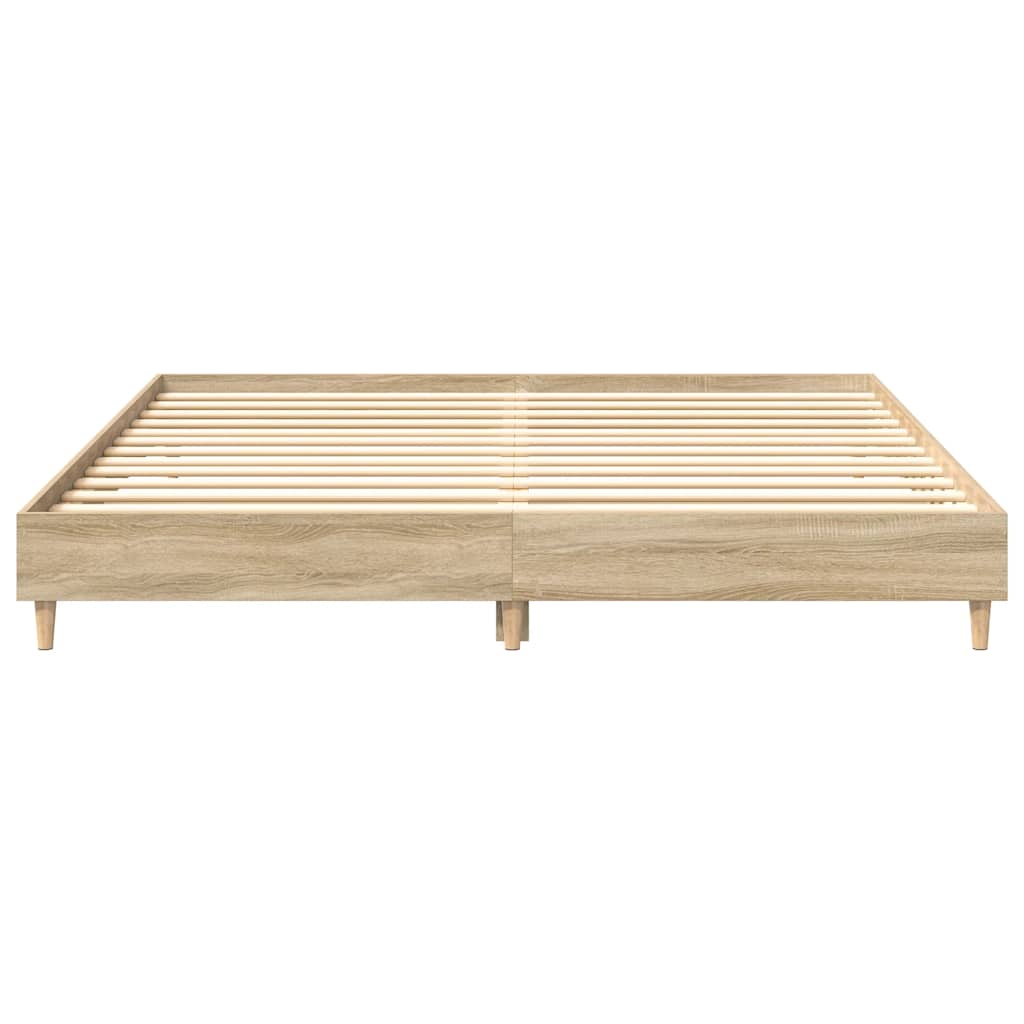 Okvir kreveta bez madraca 200x200 cm od konstruiranog drva