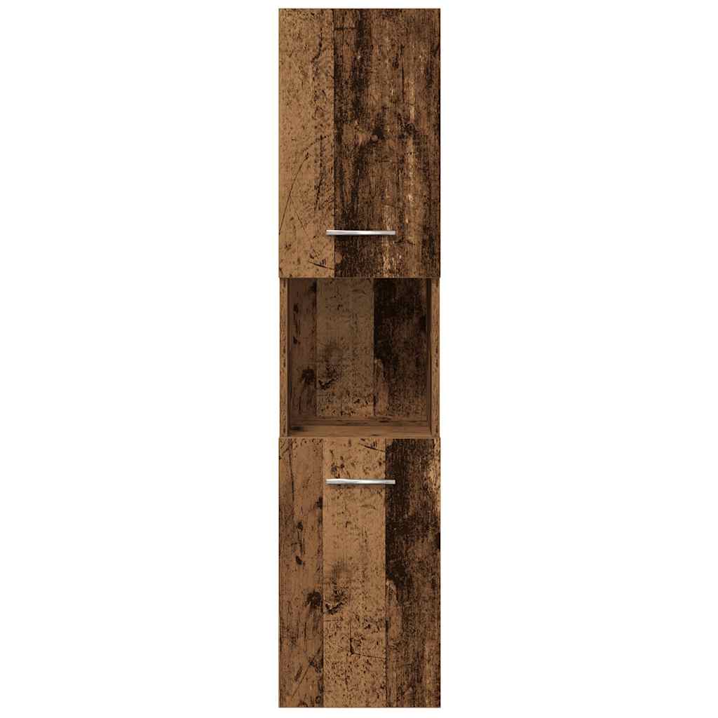 4-dijelni set kupaonskog namještaja od starog drveta