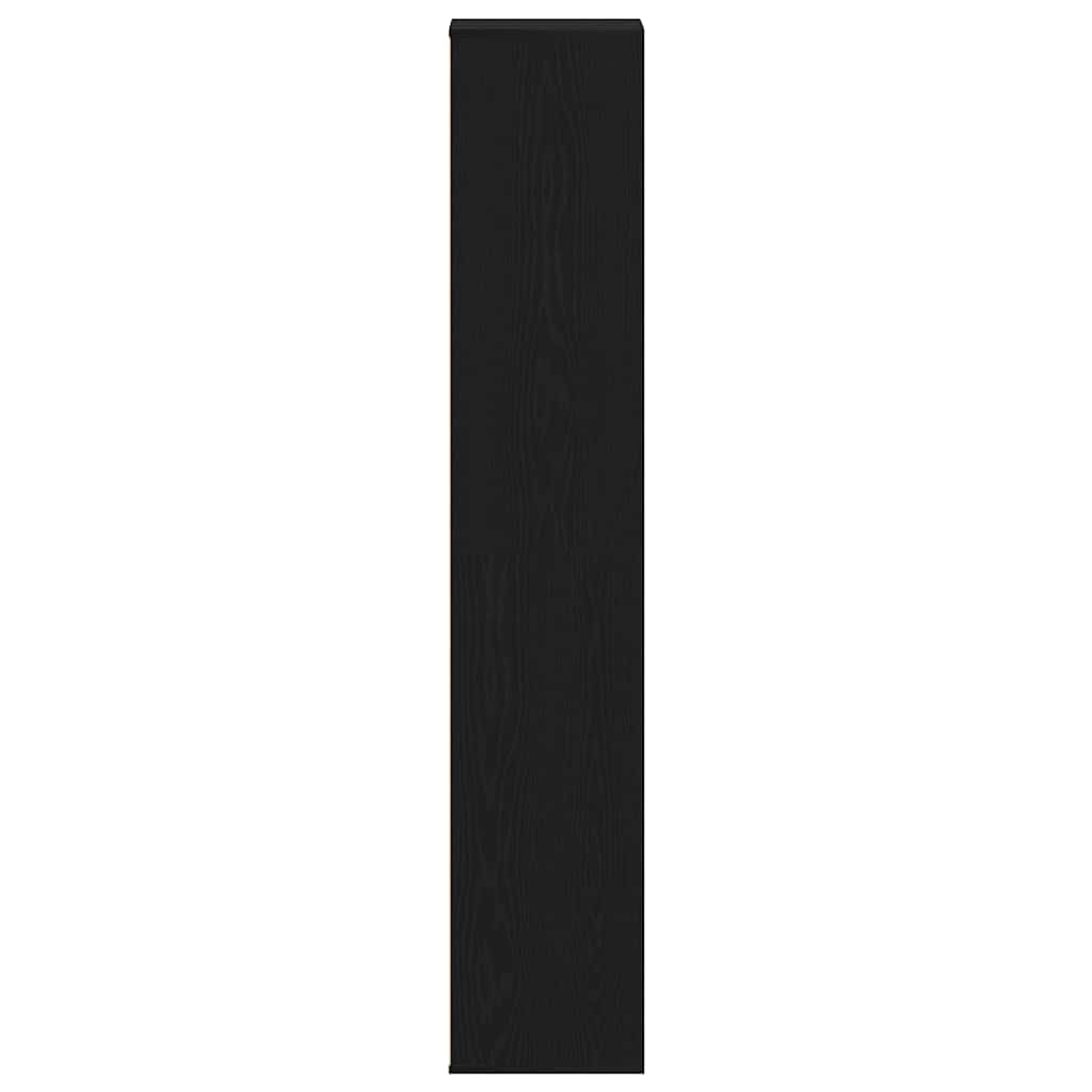 Ormarić za cipele crni hrast 54x34x183 cm konstruirano drvo