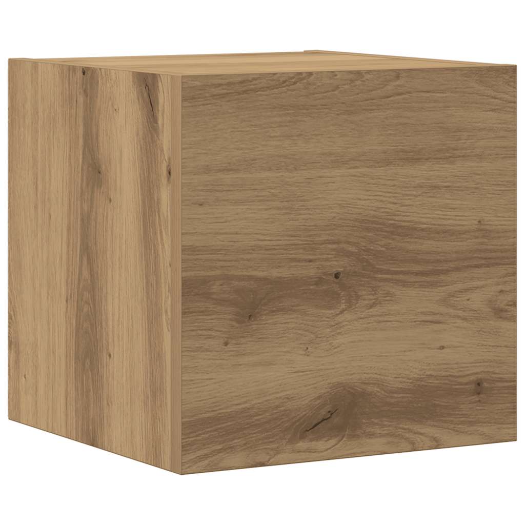 6-dijelni set TV ormarića montiran na zid Artisan Oak