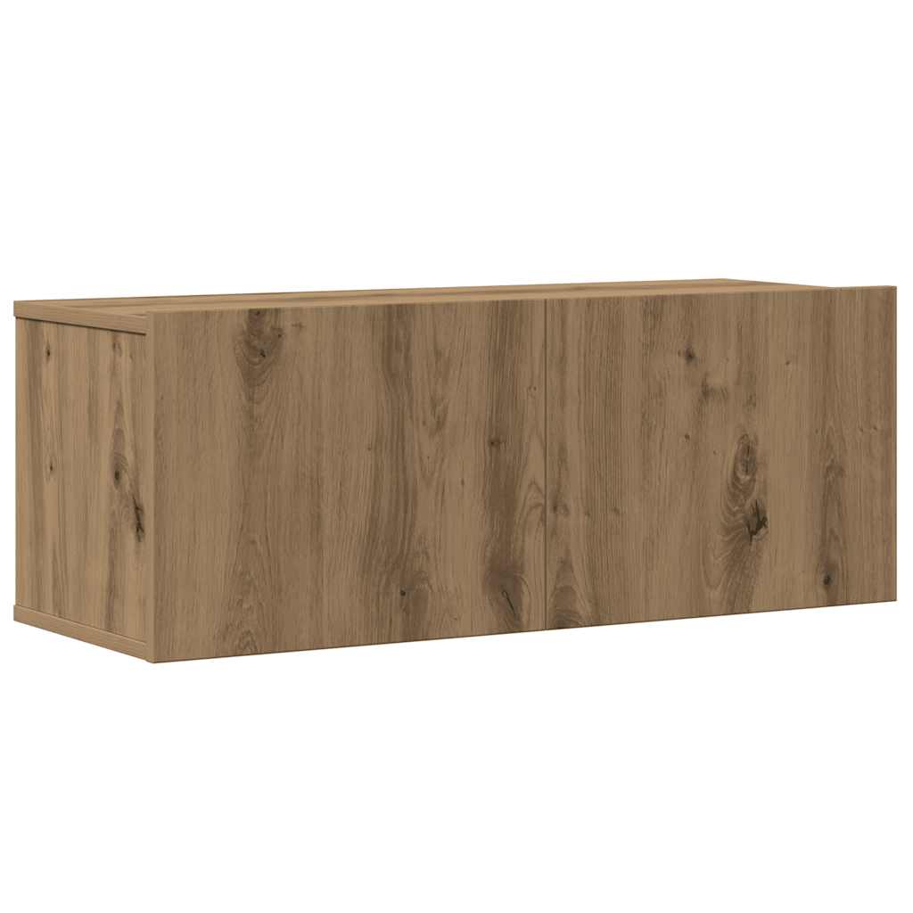 6-dijelni set TV ormarića montiran na zid Artisan Oak