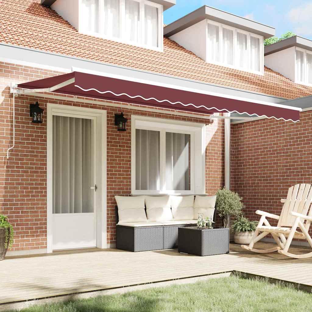 Zamjensko platno za tendu Burgundska crvena 4 x 2 m Poliester