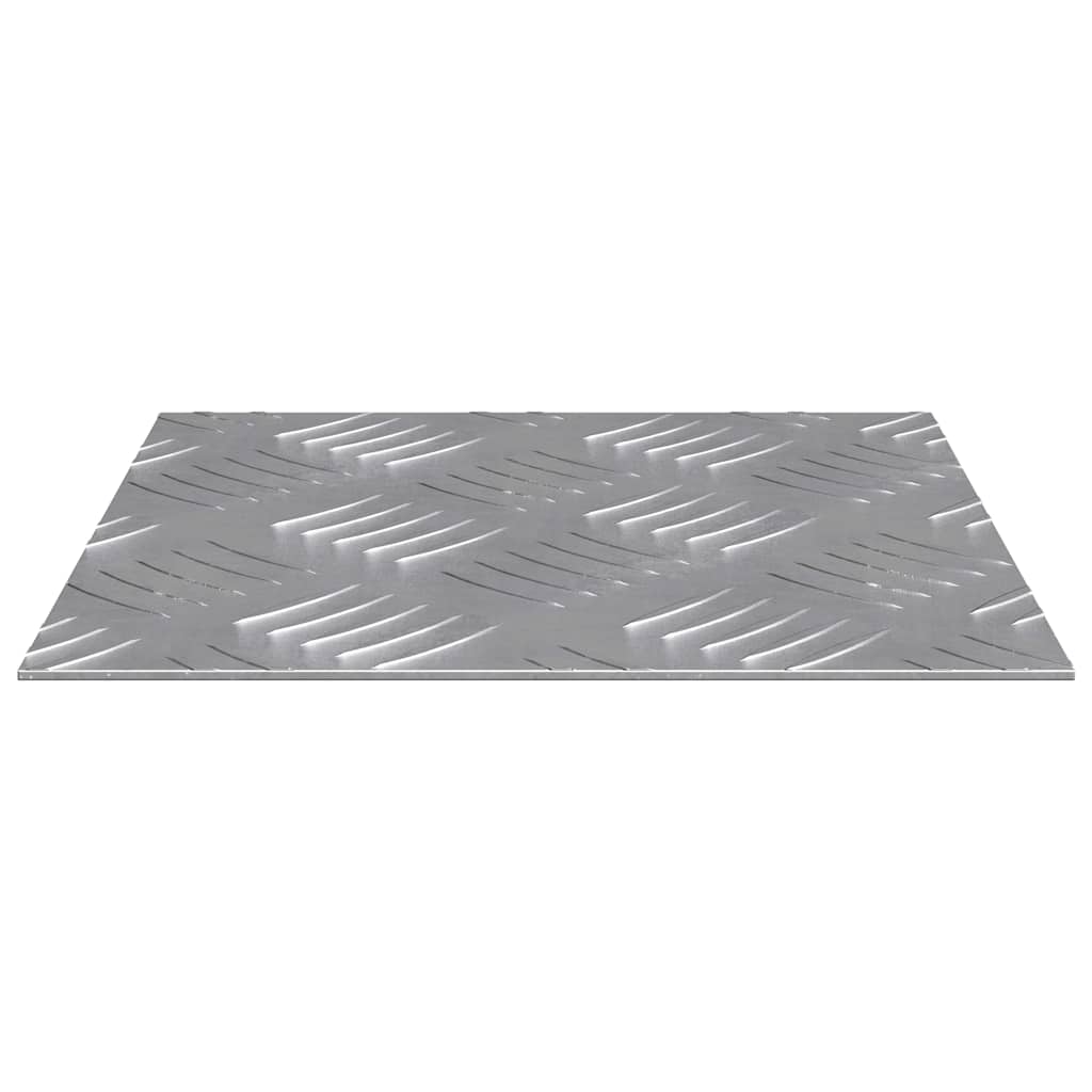 Stepenica Četvrtasti 4 pcs Srebrno 20 x 20 cm Aluminij