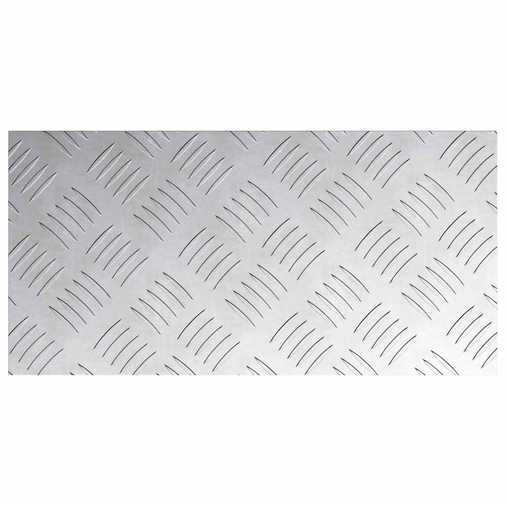 Stepenica Pravokutni 2 pcs Srebrno 40 x 20 cm Aluminij