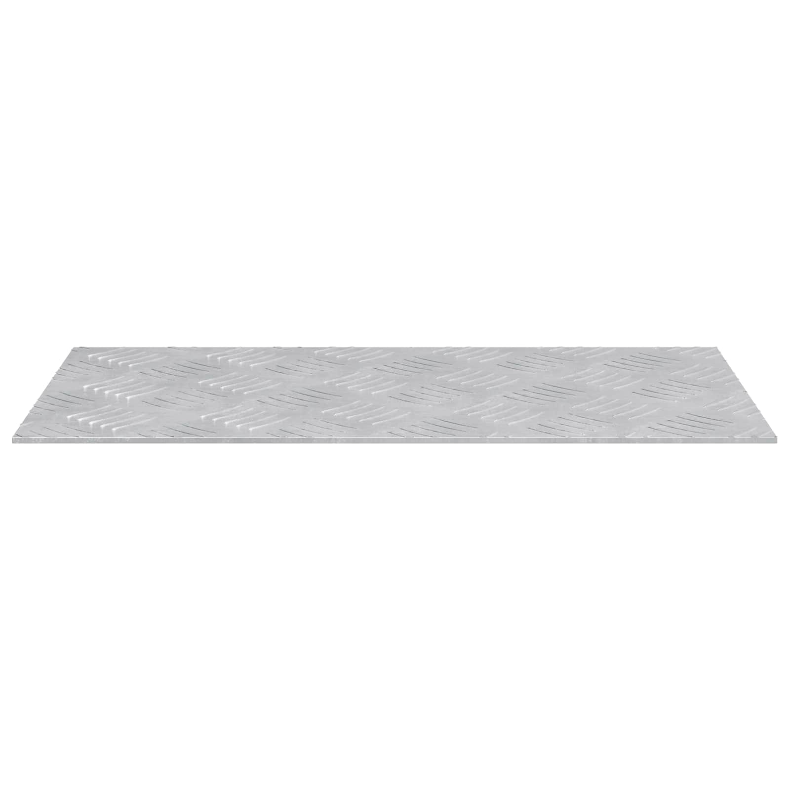 Stepenica Pravokutni 2 pcs Srebrno 50 x 25 cm Aluminij