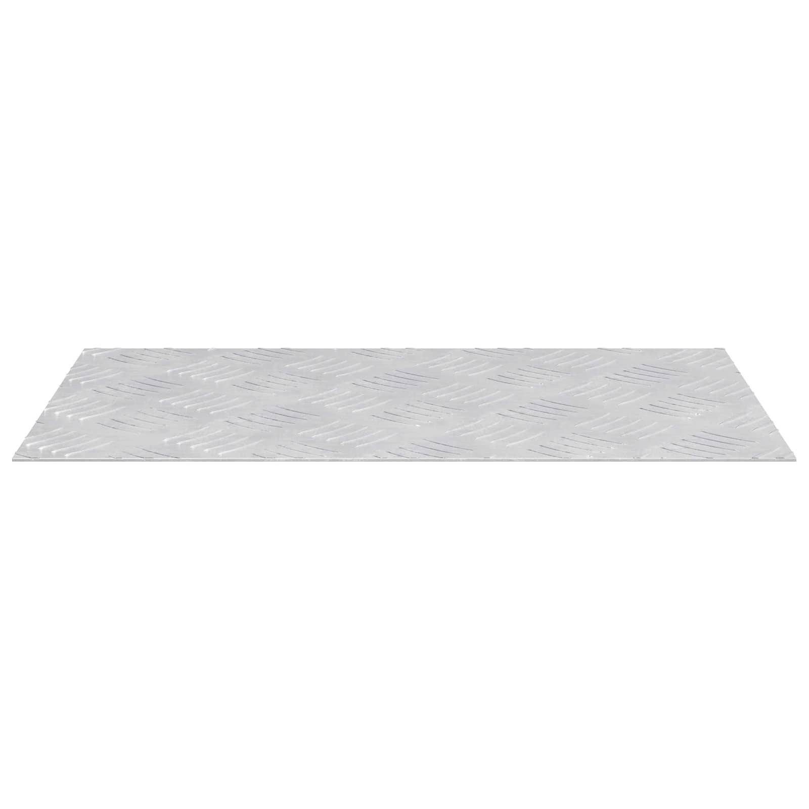 Stepenica Pravokutni 2 pcs Srebrno 50 x 30 cm Aluminij